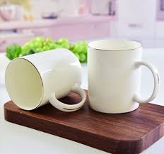 Cốc trắng sứ cáo cấp